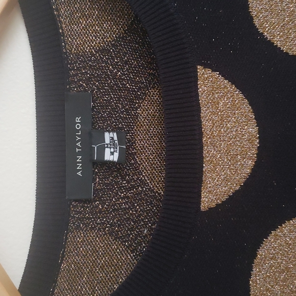 Ann Taylor 100% cotton shimmery sweater - Picture 2 of 6